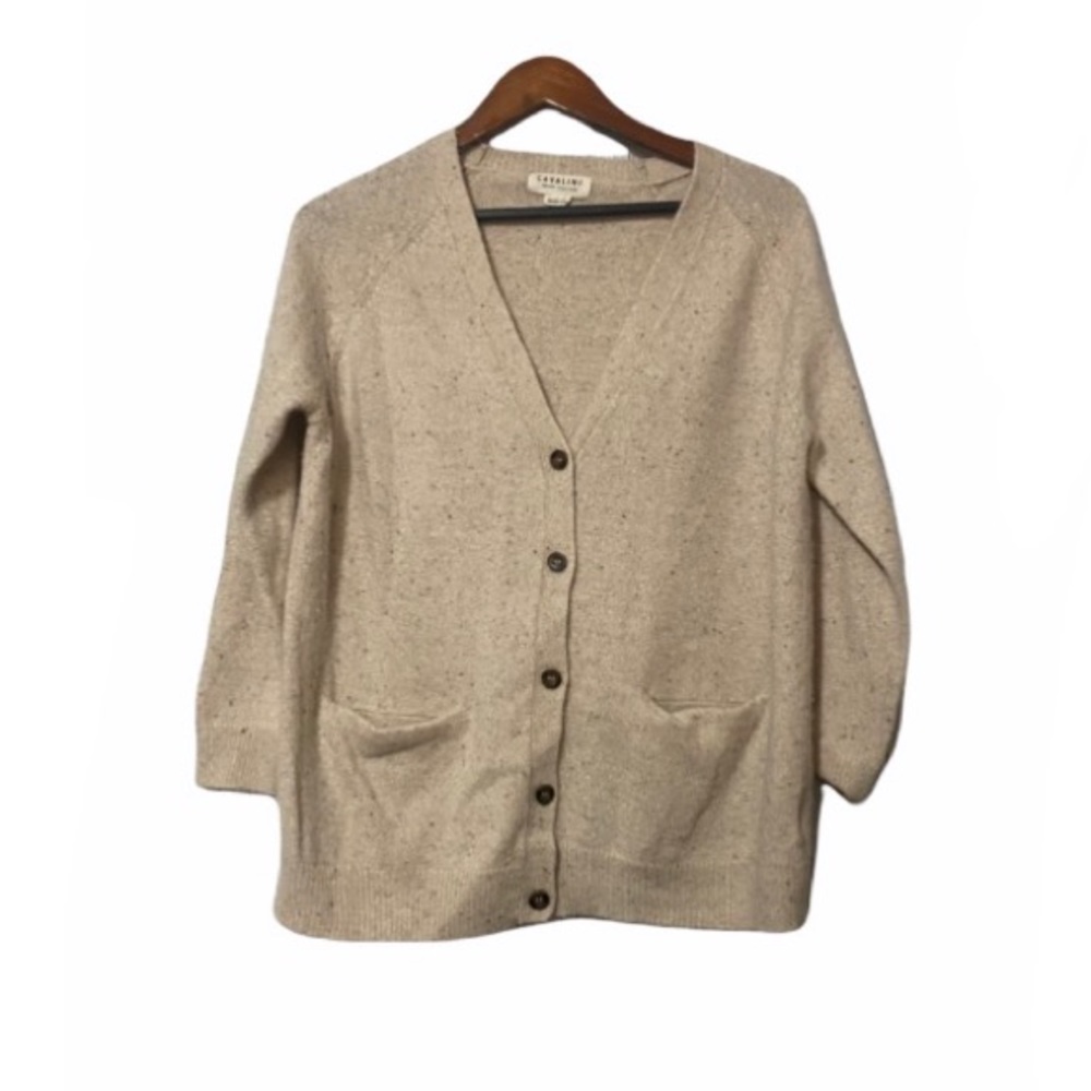 Cavalini Wool Blend Button Cardigan